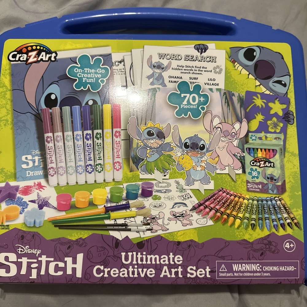 Disney Lilo Stitch Kids Ultimate Creative Arts & Crafts Set, Cra-Z-Art